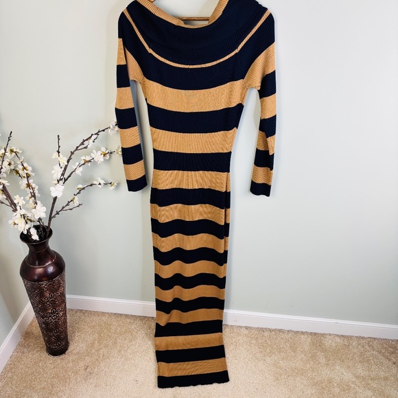 Fashion Nova Striped Sweater Maxi Dress NWT Size 1X - Picture 6 of 6